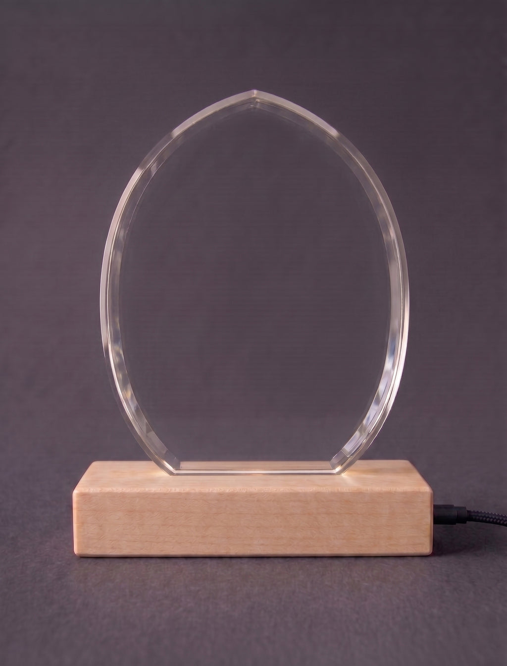 Cristal K9 Gota de Agua Plano